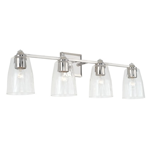 Laurent 32-Inch Polished Nickel Bath Light by HomePlace by Capital Lighting