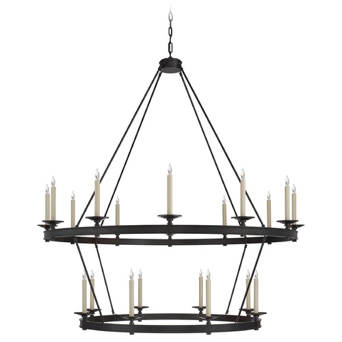 Chapman & Myers Launceton XL Chandelier in Bronze by Visual Comfort Signature