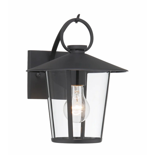 Andover 11-Inch Outdoor Wall Light in Black by Crystorama Lighting