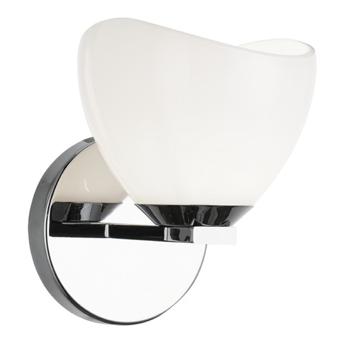 Matteo Lighting Matteo Lighting Uptowne Chrome Sconce S04201CHOP