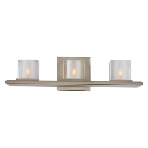 Naples Satin Nickel Bathroom Light by Kalco Lighting