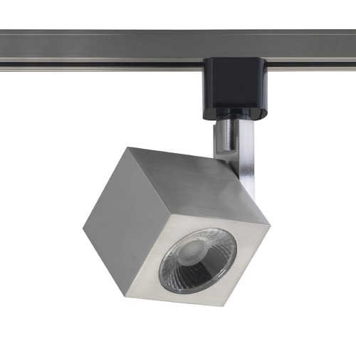 Brushed Nickel LED Track Light H-Track 3000K by Nuvo Lighting