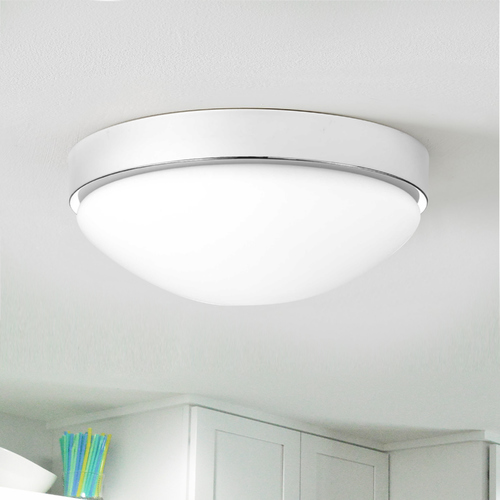 Elevate Polished Chrome LED Flush Mount by Progress Lighting