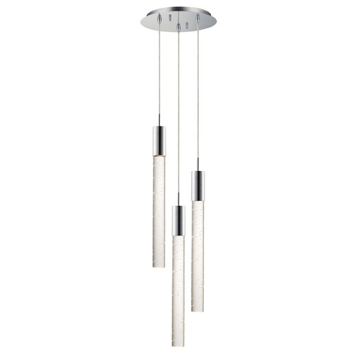 ET2 Lighting Big Fizz 3-Light LED Pendant in Polished Chrome by ET2 Lighting E22873-91PC