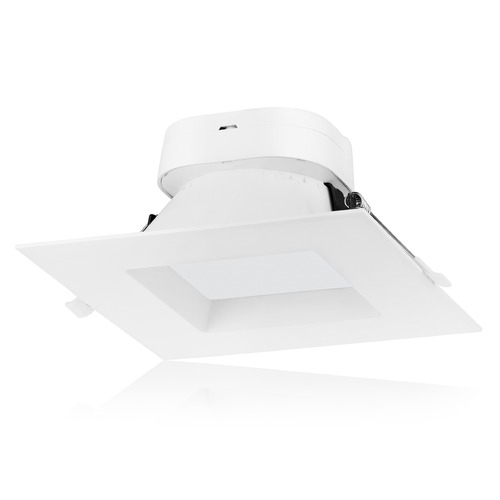 9W LED Direct Wire Downlight 6-Inch 4000K 120V Dimmable Square by Satco Lighting