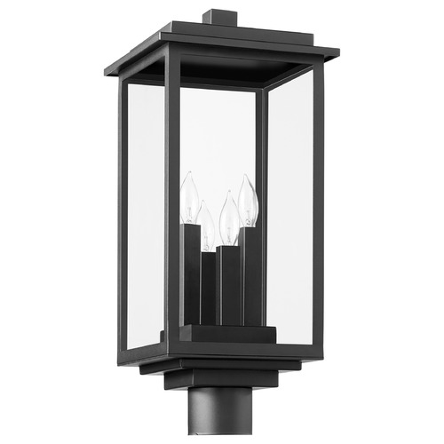 Westerly Noir Post Light by Quorum Lighting