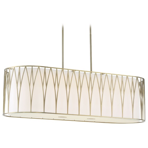 Regal Terrace Soft Brass LED Linear Chandelier by Minka Lavery