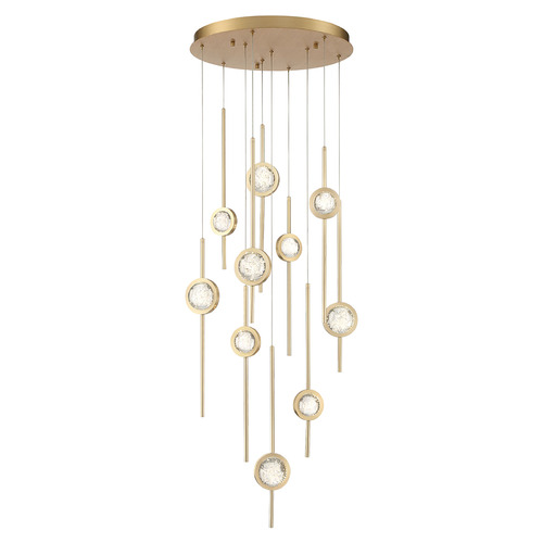 Eurofase Lighting Barletta 24-Inch LED Chandelier in Brass by Eurofase Lighting 39464-026