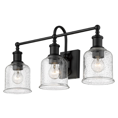 Bryant Matte Black Bathroom Light by Z-Lite