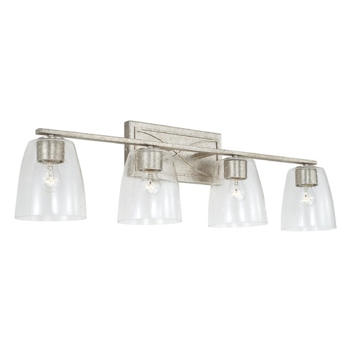 HomePlace by Capital Lighting Sylvia 34-Inch Antique Silver Bath Light by HomePlace by Capital Lighting 142341AS-488
