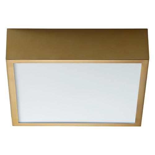 Oxygen Pyxis 10-Inch LED Ceiling Mount in Aged Brass by Oxygen Lighting 32-612-40