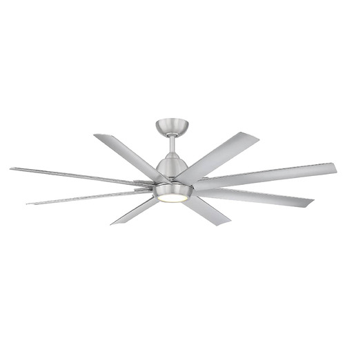 WAC Lighting Mocha XL 66-Inch LED Fan in Aluminum by WAC Lighting F-064L-BA