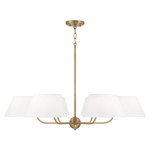 Capital Lighting Welsley 36-Inch Chandelier in Aged Brass by Capital Lighting 450461AD