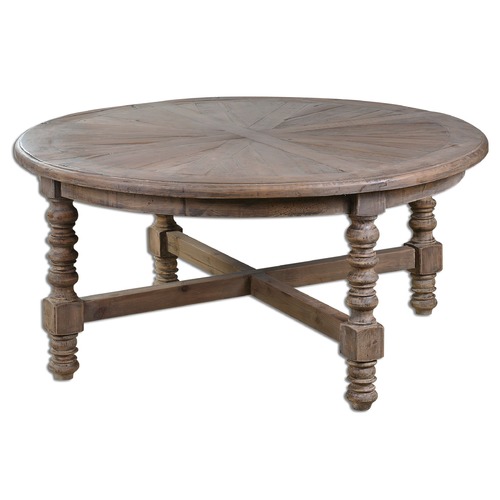 Samuelle Wooden Coffee Table by Uttermost Lighting