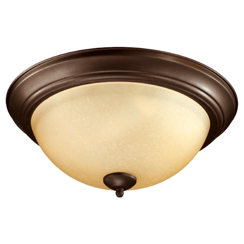 Quorum Lighting Oiled Bronze Flush Mount by Quorum Lighting 3073-15-86