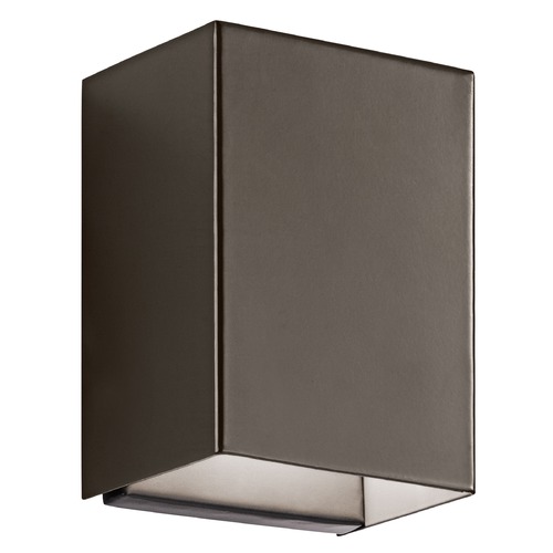 Walden 7.25-Inch Architectural Bronze LED Outdoor Wall Light by Kichler Lighting