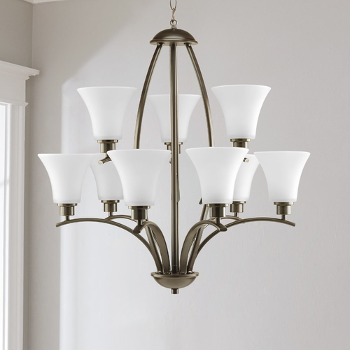 Joy Antique Bronze Chandelier by Progress Lighting