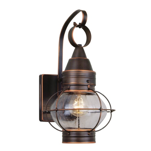 Vaxcel Lighting Seeded Glass Outdoor Wall Light Bronze by Vaxcel Lighting OW21881BBZ