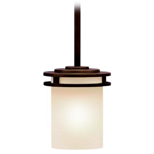 Hendrik 5.25-Inch Transitional Mini Pendant in Olde Bronze by Kichler Lighting