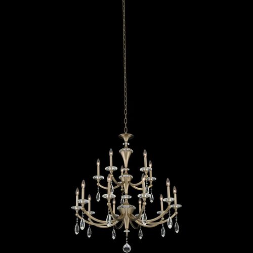 Floridia 2-Tier Chandelier in Champagne Gold by Allegri Crystal
