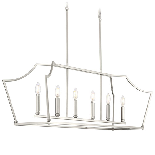 Progress Lighting Progress Lighting Parkhurst 3-Light Brushed Nickel Pendant P400300-009