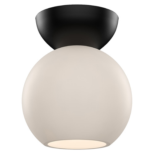 Arcadia Black Semi-Flush Mount by Kuzco Lighting