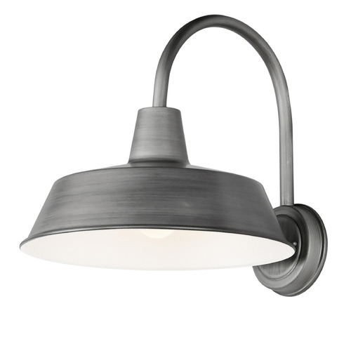 Maxim Lighting Pier M Weathered Zinc Barn Light by Maxim Lighting 35018WZ