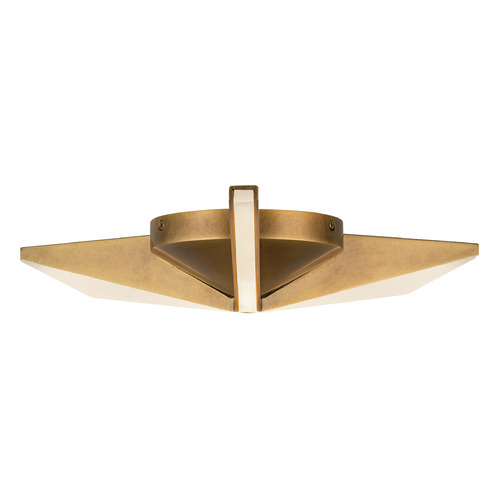 Kuzco Lighting Tachi Vintage Brass LED Flushmount Light