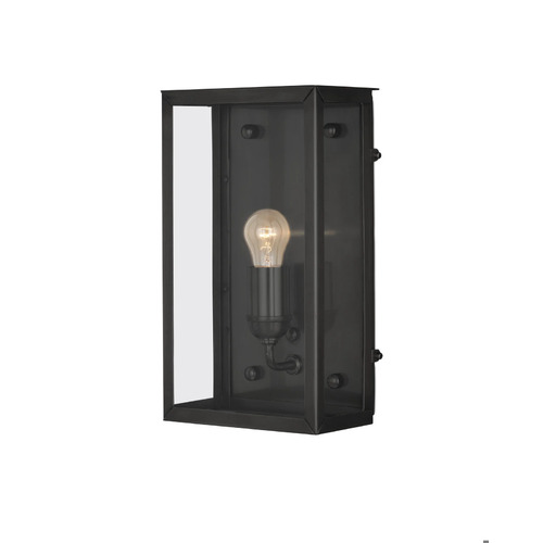 Royster 13.75-Inch Outdoor Wall Light in Black by Currey & Company