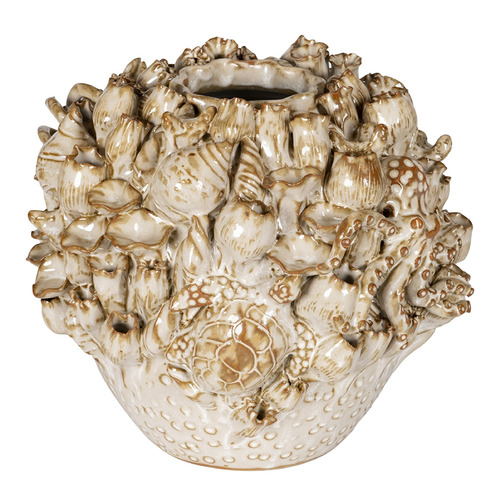 Currey and Company Tidala Milky White Vase