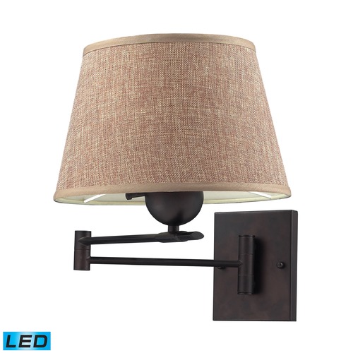 Elk Lighting Elk Lighting Swingarms Aged Bronze LED Swing Arm Lamp 10291/1-LED