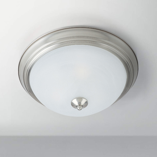 Essentials Satin Nickel Flush Mount by Maxim Lighting