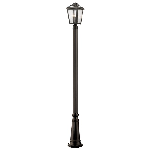 Z-Lite Bayland Oil Rubbed Bronze Post Light by Z-Lite 539PHMR-519P-ORB