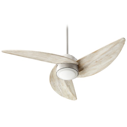 Quorum Lighting Trinity 52-Inch LED Fan in Satin Nickel by Quorum Lighting 41523-65