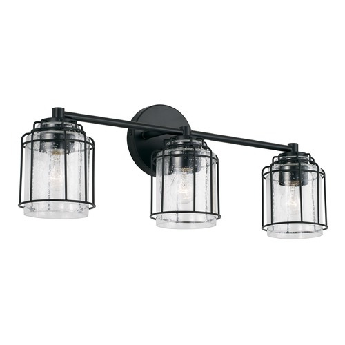 Capital Lighting Harmon 24-Inch Matte Black Bath Light by HomePlace by Capital Lighting 142931MB-516