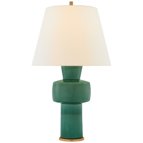 Christopher Spitzmiller Eerdmans Lamp in Green by Visual Comfort Signature