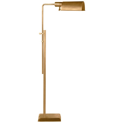 Thomas OBrien Pask Pharmacy Floor Lamp in Brass by Visual Comfort Signature