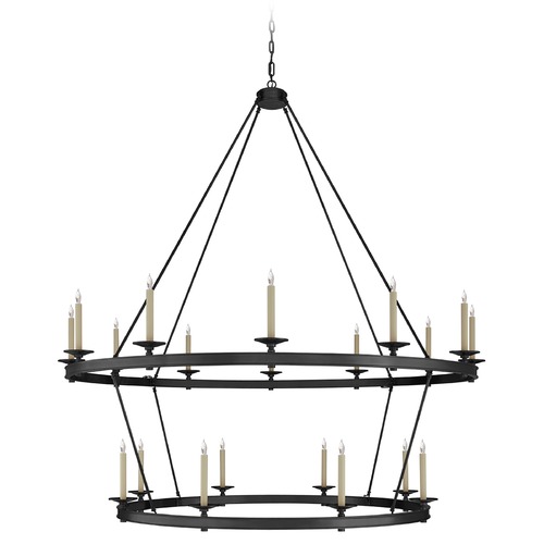 Chapman & Myers Launceton XXL Chandelier in Bronze by Visual Comfort Signature