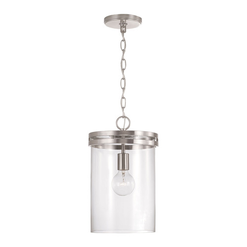 Fuller Pendant in Brushed Nickel by HomePlace by Capital Lighting
