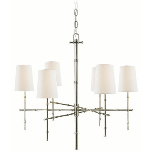 Visual Comfort Signature Collection Visual Comfort Signature Collection Studio Vc Grenol Polished Nickel Chandelier S5161PN-L
