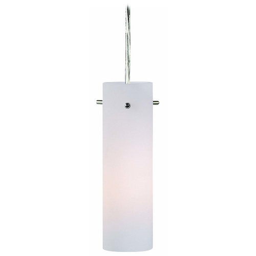 Modern Mini Pendant with White Glass by Lite Source Lighting
