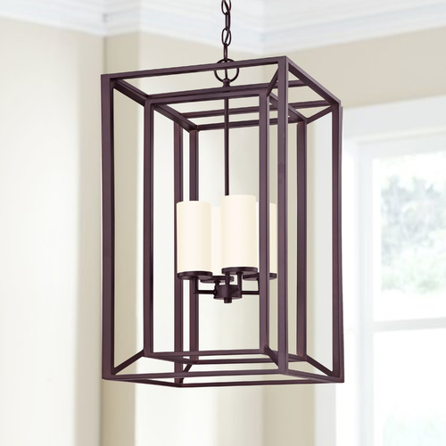 Design Classics Lighting Harmony 14-Inch Foyer Pendant in Royal Bronze by Design Classics 1746-30 G174-W