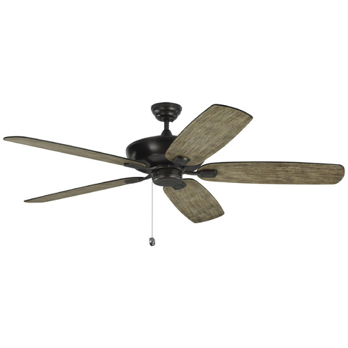 Colony 60 LED Aged Pewter LED Ceiling Fan by Generation Lighting Fan Collection