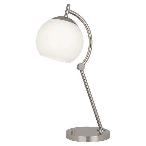 Robert Abbey Lighting Robert Abbey Lighting Nova Polished Nickel Table Lamp with Bowl / Dome Shade S232