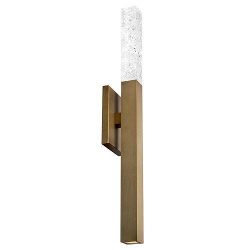 Modern Forms by WAC Lighting Minx Aged Brass LED Sconce by Modern Forms WS-68026-AB