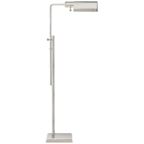 Thomas OBrien Pask Pharmacy Floor Lamp in Nickel by Visual Comfort Signature