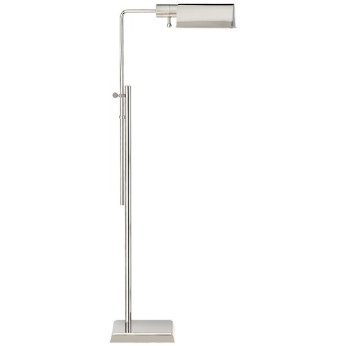 Visual Comfort Signature Collection Thomas OBrien Pask Pharmacy Floor Lamp in Nickel by Visual Comfort Signature TOB1200PN