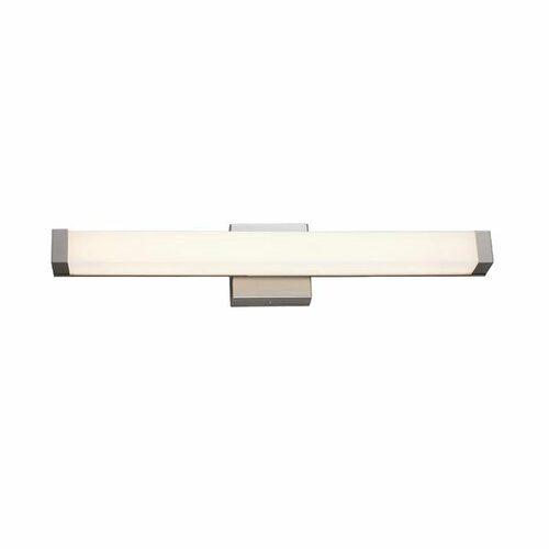Mio LED Bath Light in Brushed Nickel by Evolv by Justice Design Group