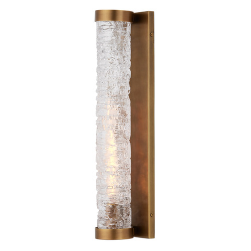 Currey and Company Busby Brushed Brass Vertical Bathroom Light