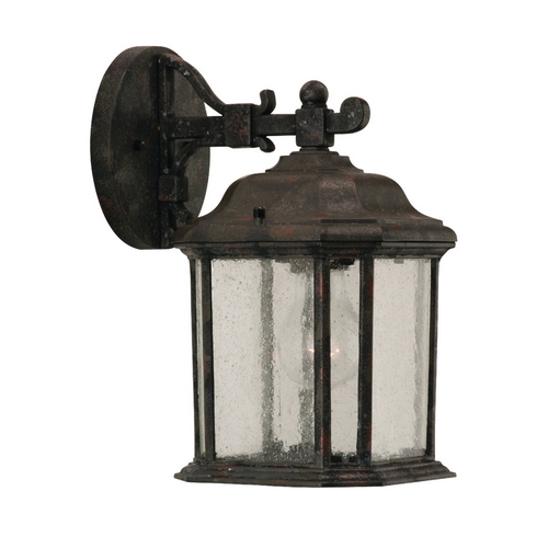 Kent 11.25-Inch Outdoor Wall Light in Oxford Bronze by Generation Lighting